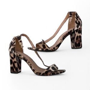 Cheetah print sandals